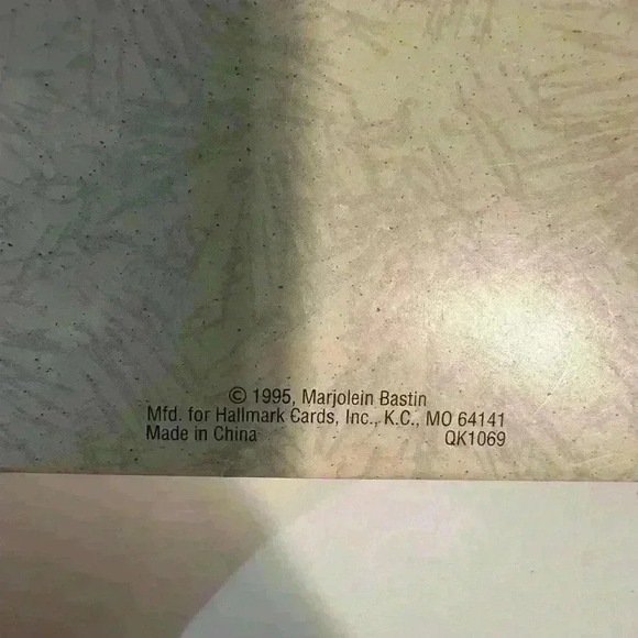1995 Hallmark Marjolein Bastin Sketchbook Backyard Orchard Ornament - Picture 4 of 6